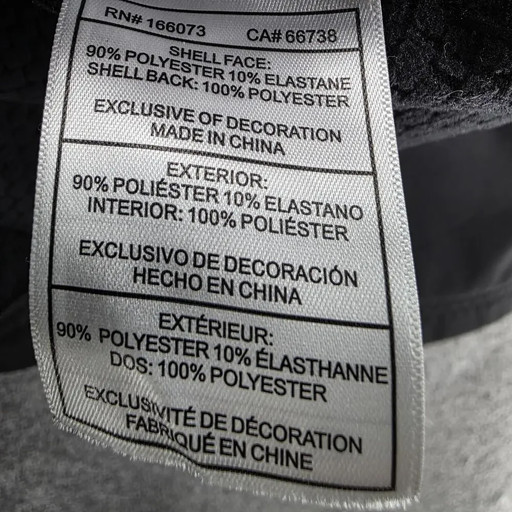 Spyder Jacket Mens M Black Hooded Softshell Full Zip Stretch Ski Pockets Warm